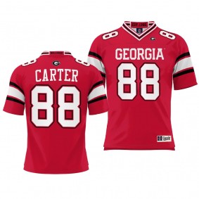 Youth Jalen Carter Georgia Bulldogs Jersey Red #88 College Football ProSphere Shirt