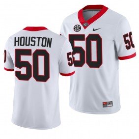 Georgia Bulldogs Justin Houston Alumni Football Jersey Men's White #50